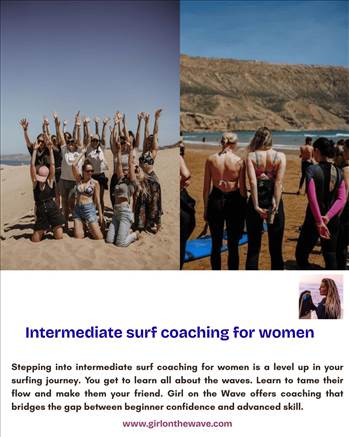 Intermediate surf coaching for women by Girlonthewave