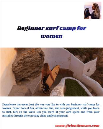 Beginner surf camp for women by Girlonthewave