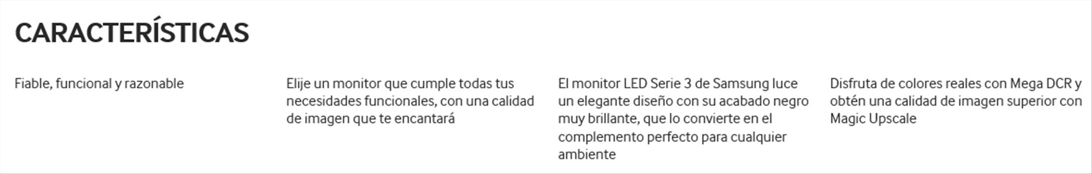 Fotos para la venta del monitor Samsung