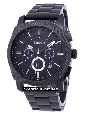 Fossil Machine Chronograph Black IP Stainless Steel FS4552 Men's Watch.jpg  by creationwatchesnew