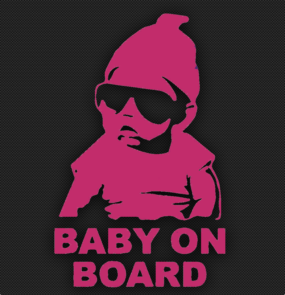 baby on board pink.jpg  by Michael