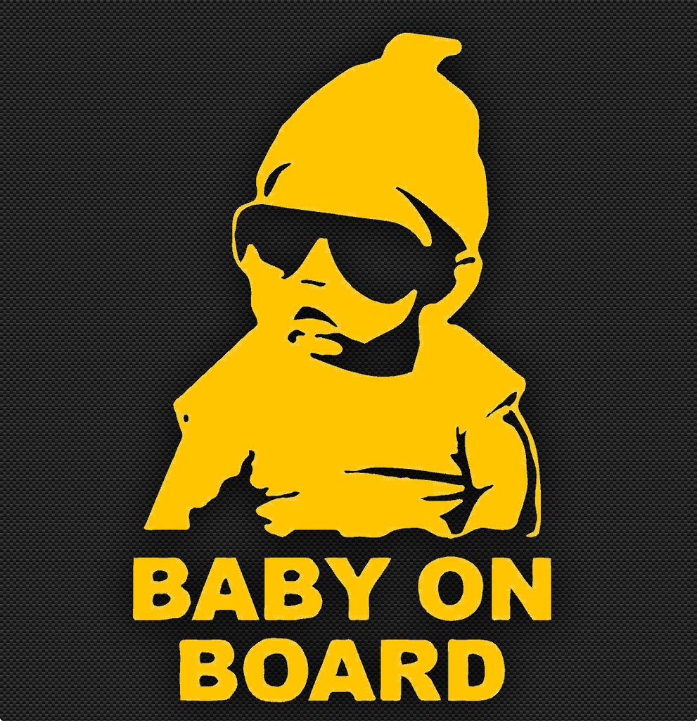 baby on board yellow.jpg  by Michael