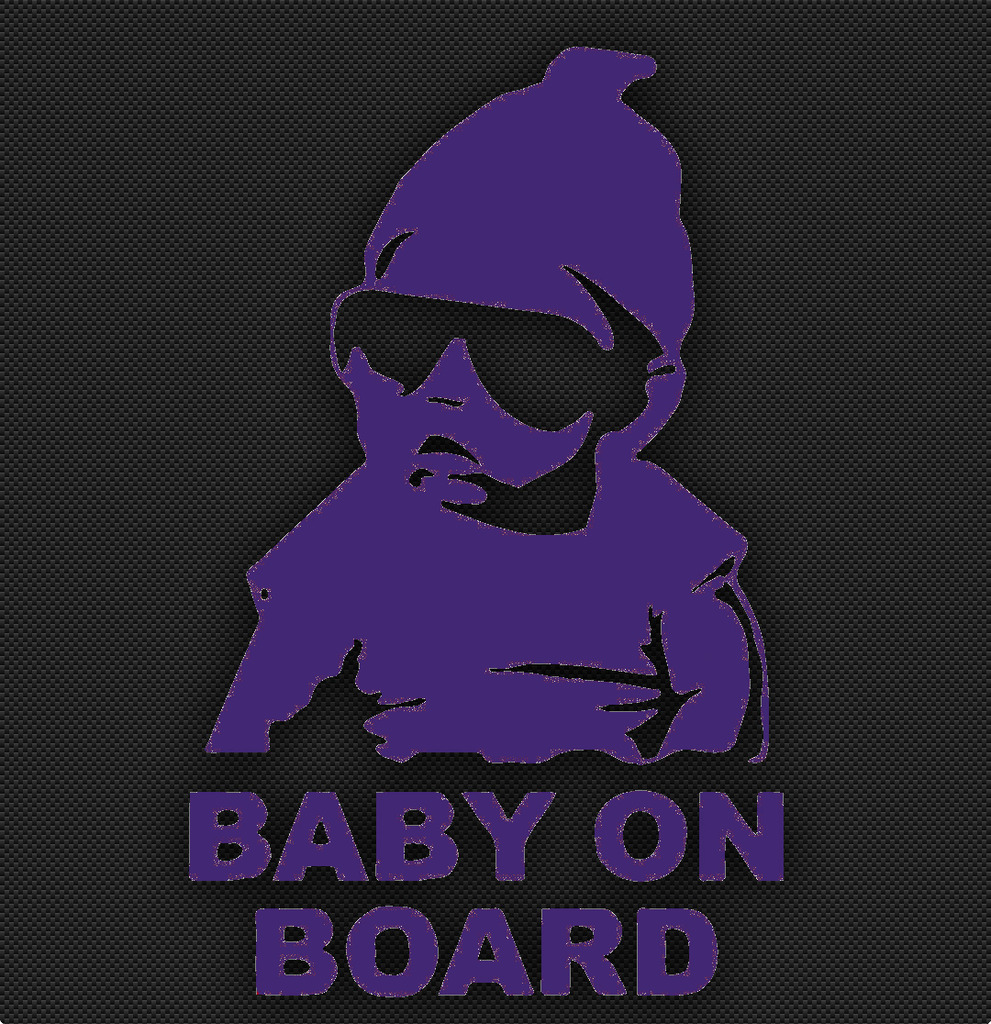 baby on board purple.jpg  by Michael
