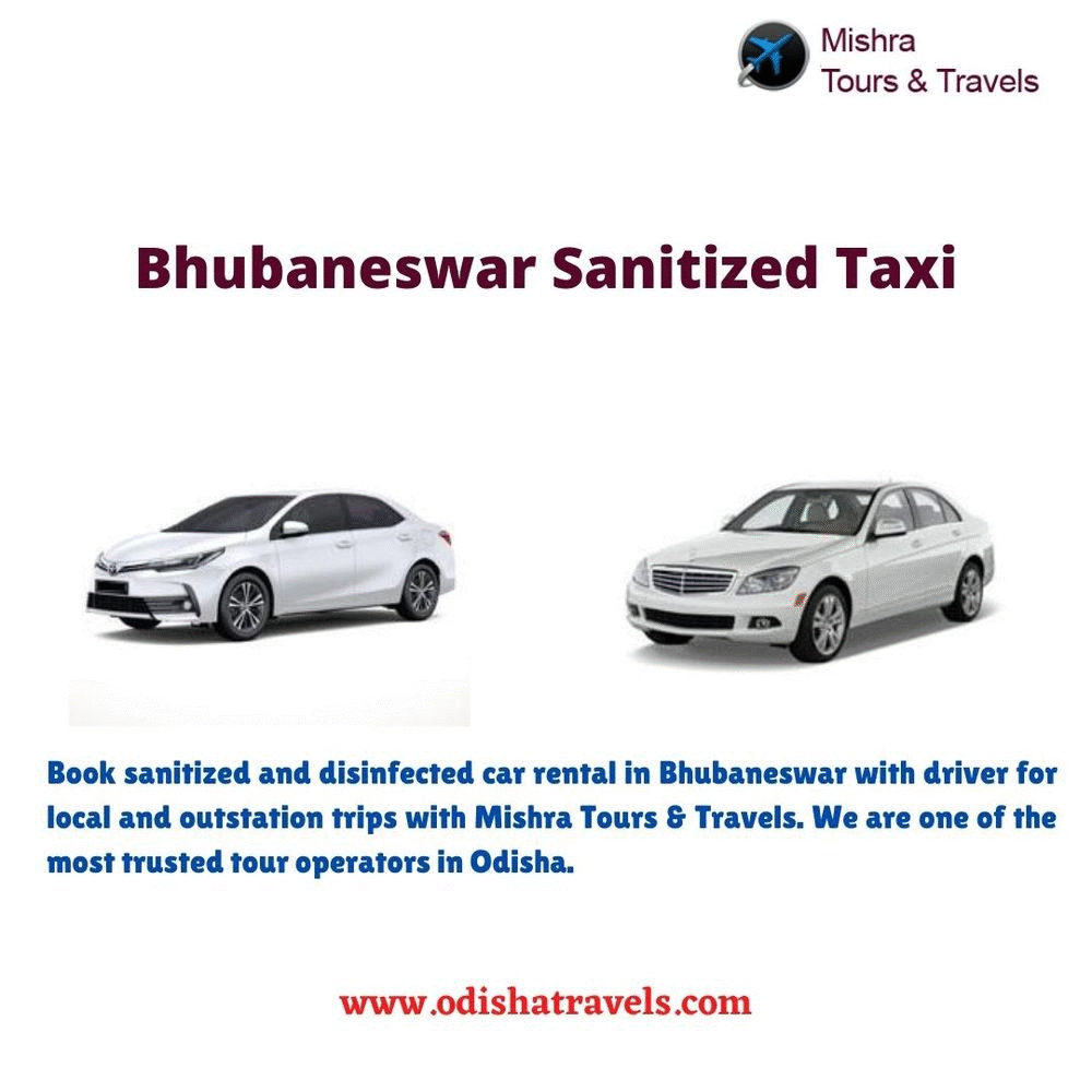 Bhubaneswar sanitized taxi During this pandemic situation to ensure you have the safest journey by Bhubaneswar sanitized taxi service before and after every ride. For more details, visit: https://www.odishatravels.com/?p=rental_bbsr by Odishatravels