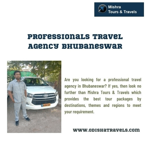 Professionals travel Agency Bhubaneswar With more than decades of experience in the industry, the tour operator has the experience and knowledge to make your trip a successful one. For more details, visit: https://www.odishatravels.com/about by Odishatravels