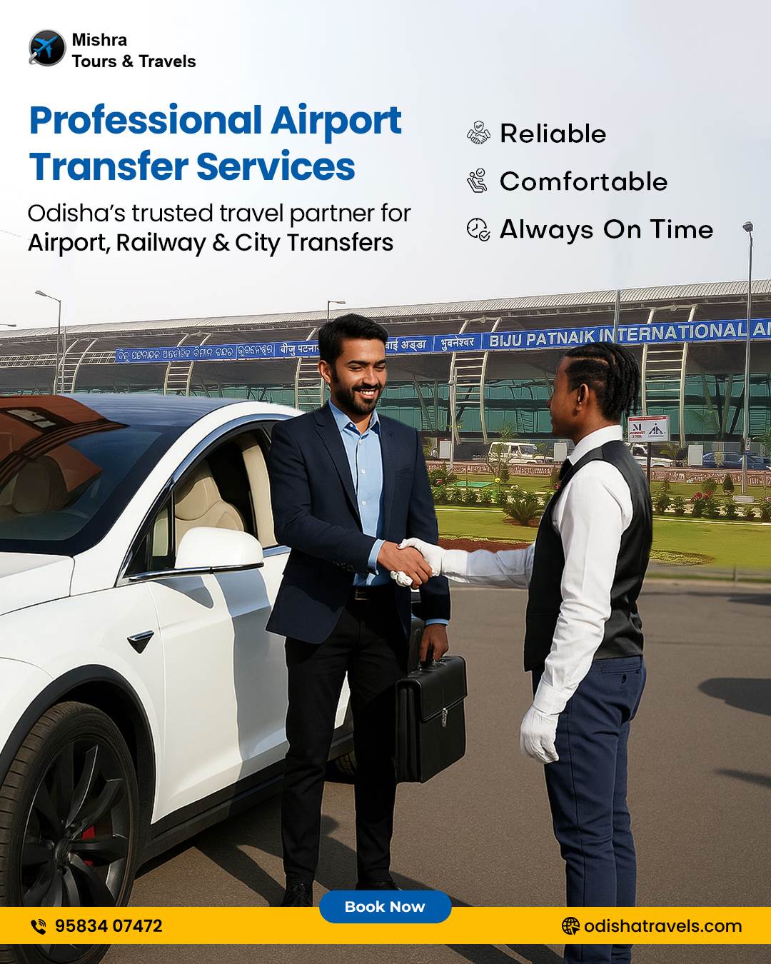 bhubaneswar airport to puri car rental Mishra Tours & Travels is the ultimate solution to all your needs related to Bhubaneswar airport to puri car rental services.  For more visit: https://www.odishatravels.com/book-car-in-Puri by Odishatravels