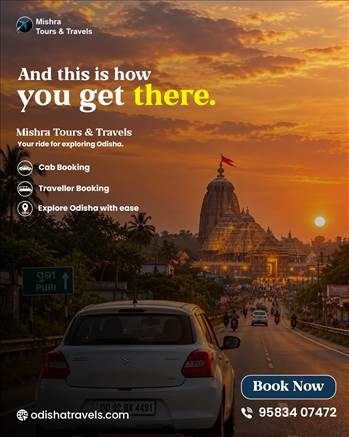 book a car in Puri jagannath by Odishatravels