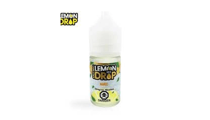 Mango Ice By Lemon Drop Ice - Salt - 30 ML This ain’t your average mango! Sweet mango nectar infused with a classic lemonade base and sweetened up with a splash of orange and an icy cool finish. Order now at Vape4change.ca. 
Source :	https://vape4change.ca/collections/e-liquids-salt-nicotine/prod by Vape4change