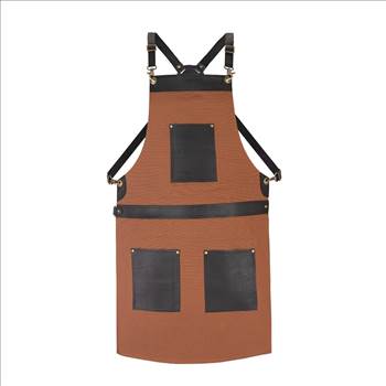 leather cooking apron.jpeg by leathershire