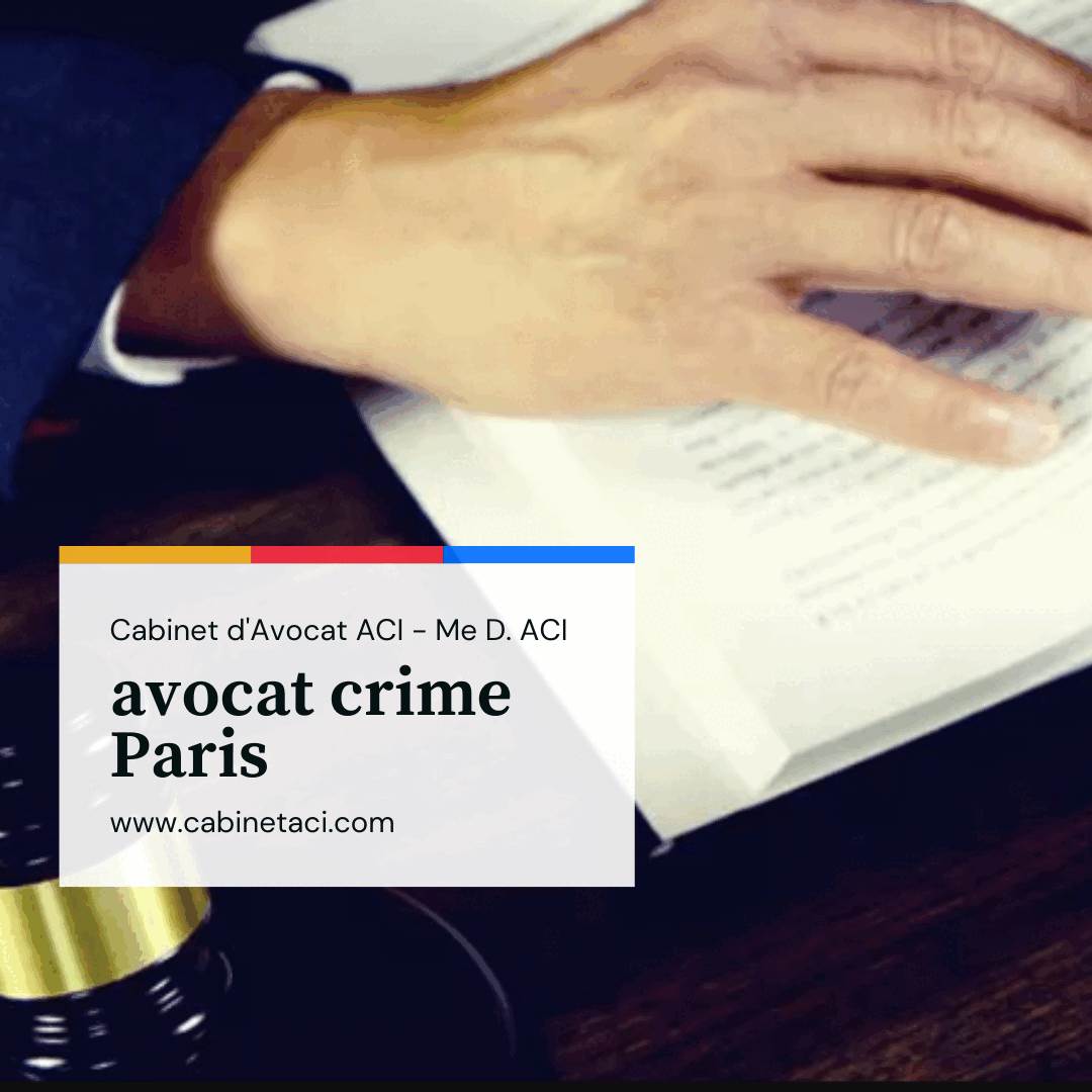 avocat crime Paris Le Cabinet ACI est spécialisé dans la gestion du droit pénal, que ce soit pour des personnes physiques ou morales, des secteurs gouvernementaux ou non gouvernementaux. Pour plus de visite : https://www.cabinetaci.com/avocat-paris-penaliste/

 by Cabinetaci