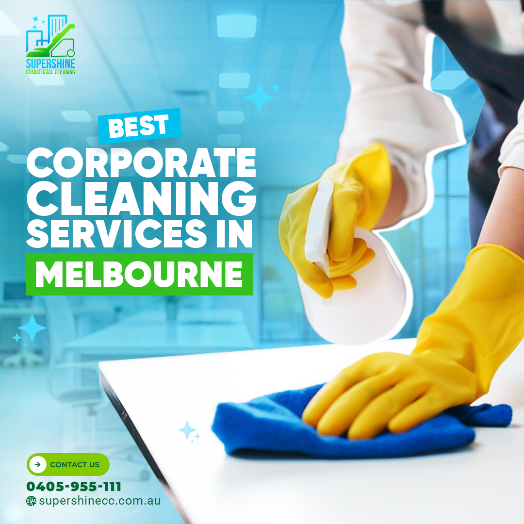 commercial cleaning services in Melbourne Looking for top-rated commercial cleaning services in Melbourne? Supershine Commercial Cleaning Services is here to transform your workspace! For more visit: https://supershinecc.com.au/ by Supershinecc