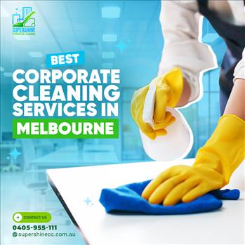 commercial cleaning services in Melbourne by Supershinecc