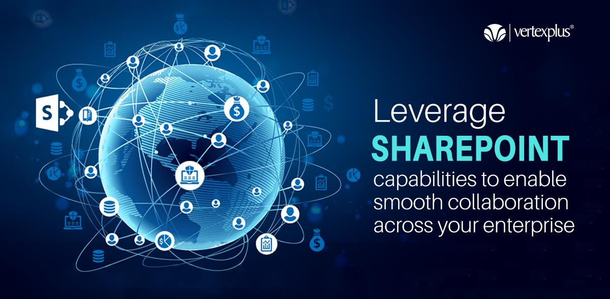 SharePoint.jpg Our SharePoint services focus on multi-level collaboration, intensive workflows, enterprise-wide knowledge management, business intelligence, and process integration. by VertexPlusSingapore
