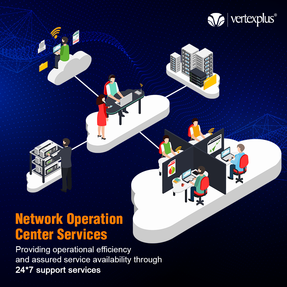 Network Operation Center.png Regarded as one of the best network operation center companies, #VertexPlus houses the best infrastructural set-up with well-structured physical space, hardware infrastructure, communication infrastructure, staffing and training, dedicated servers. by VertexPlusSingapore