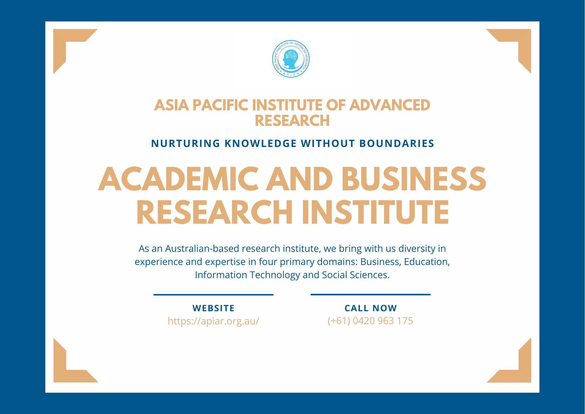 Academic And Business Research Institute-Apiar.org.au.png  by apiaracademics