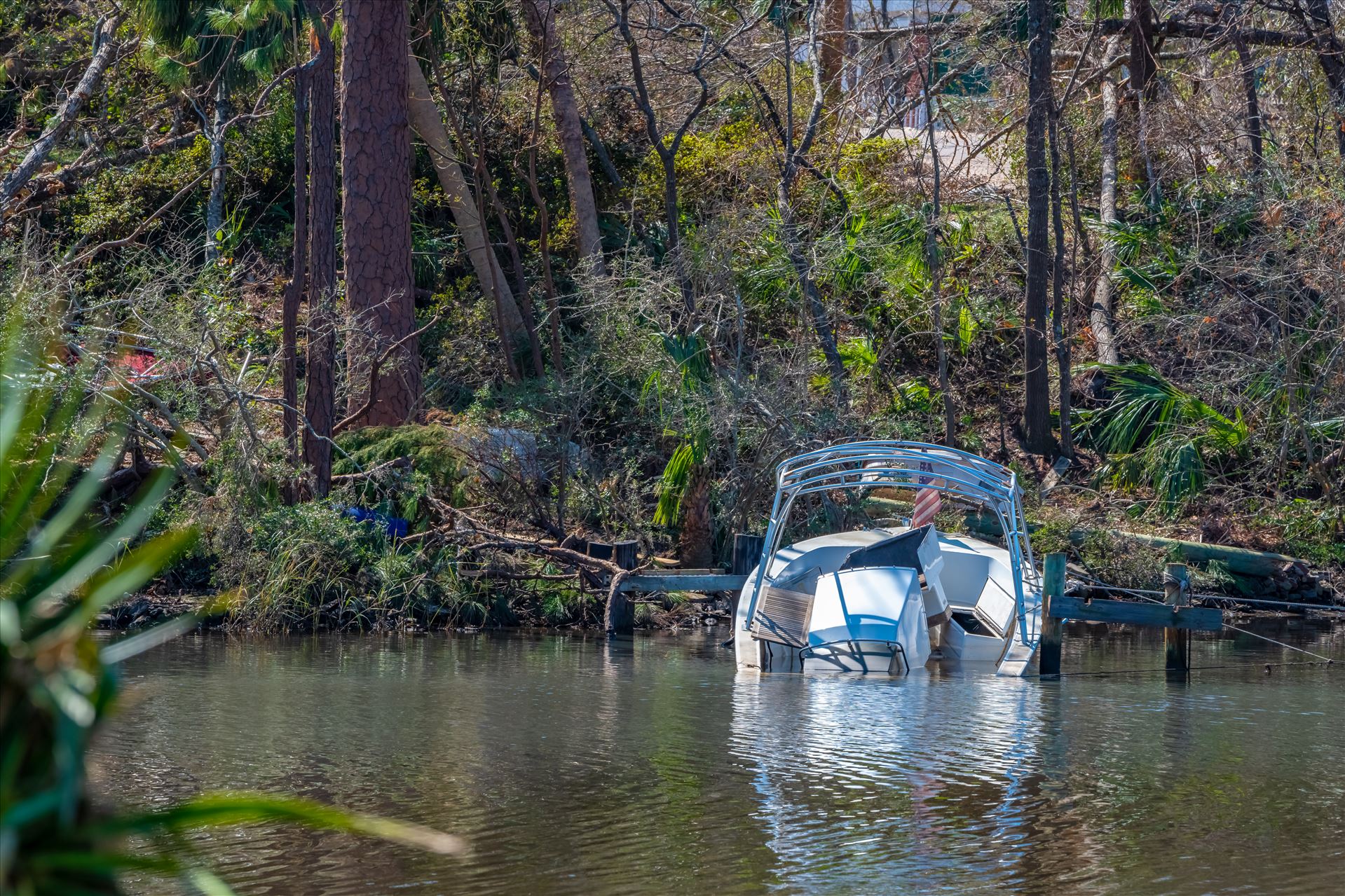 Hurricane Michael Massalina bayou, Panama City, Florida by Terry Kelly Photography