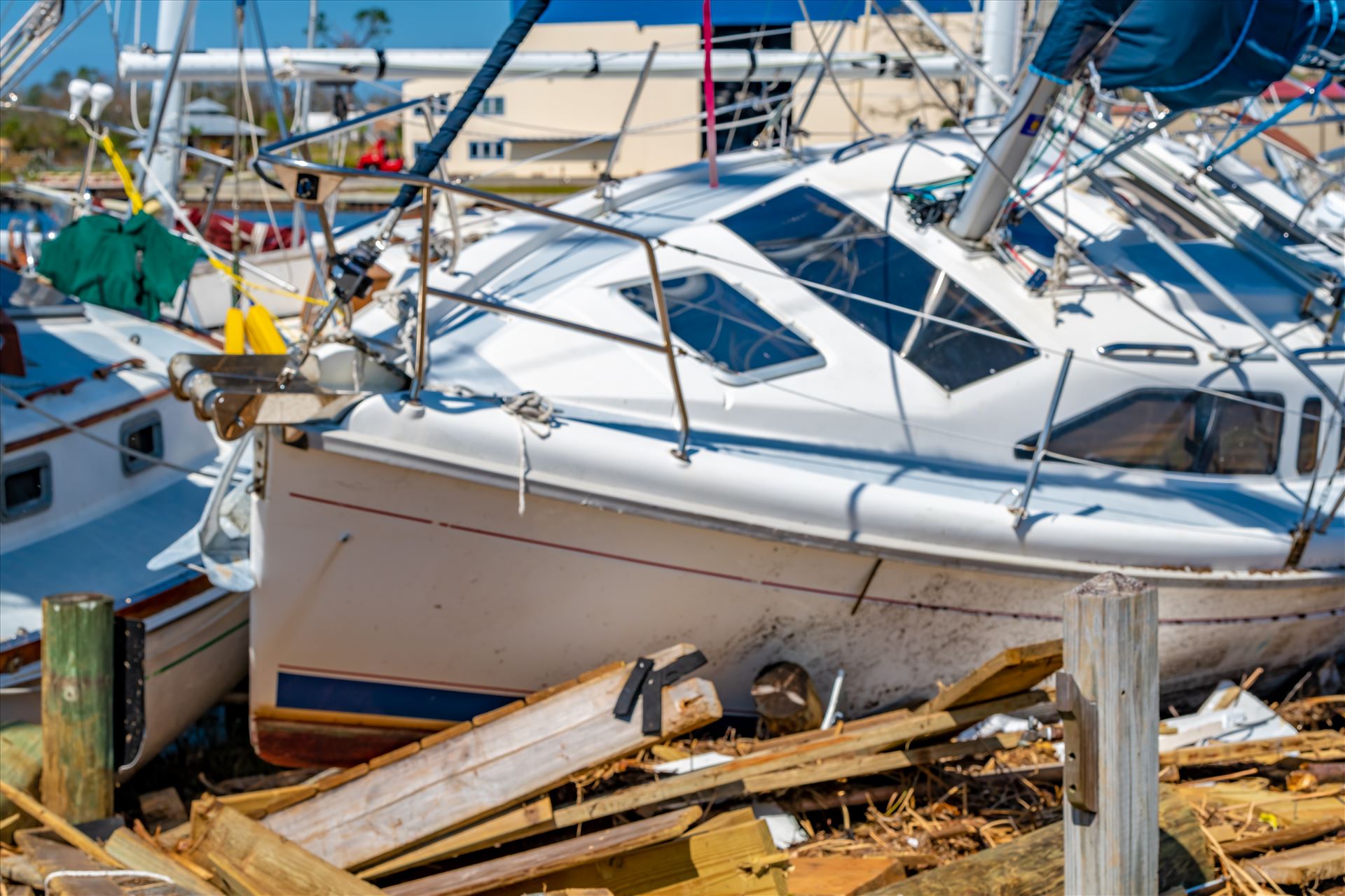 Hurricane Michael Watson Bayou in Panama City, Florida by Terry Kelly Photography