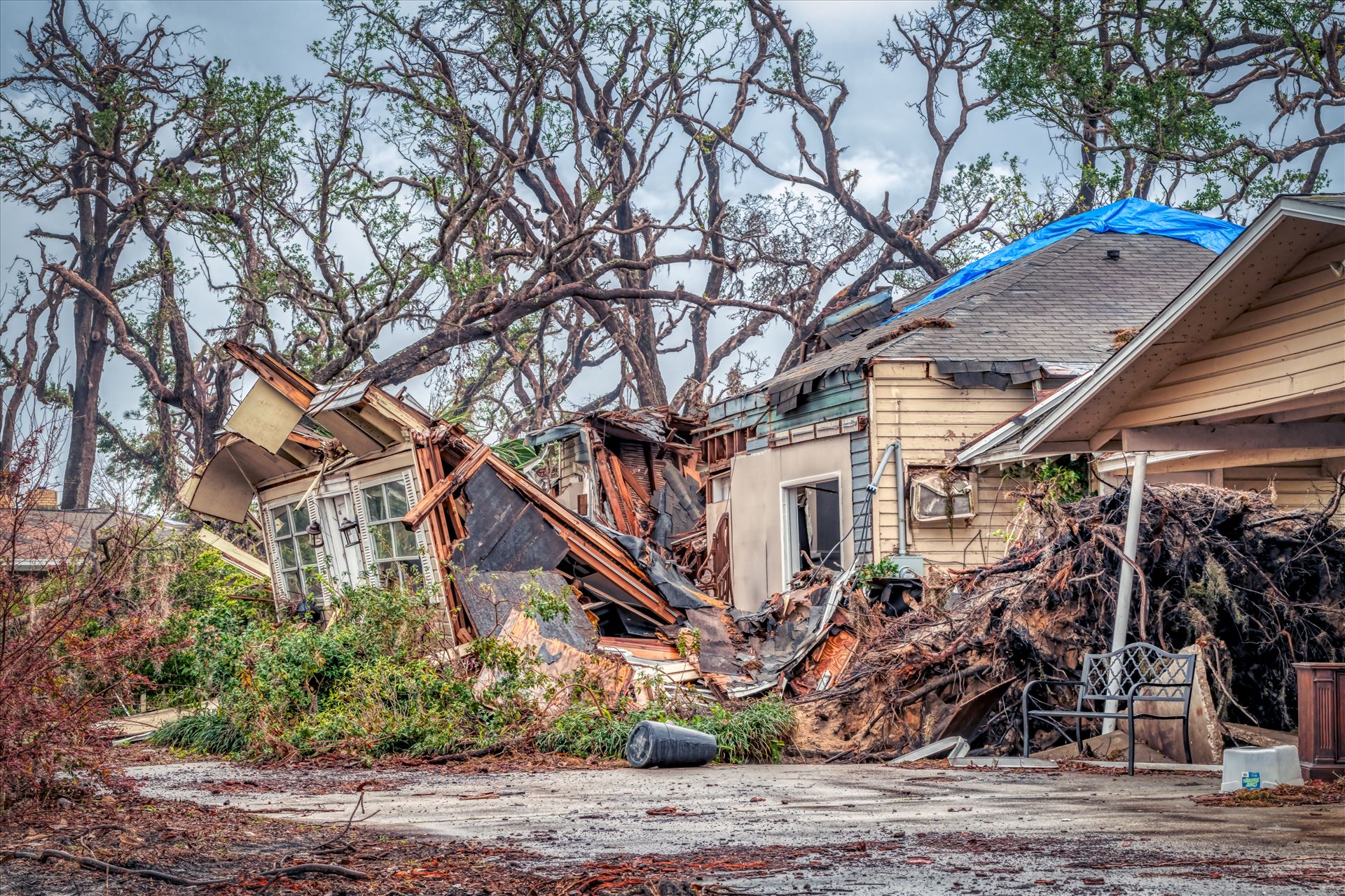 House destroyed by hurricane Michael-.jpg  by Terry Kelly Photography