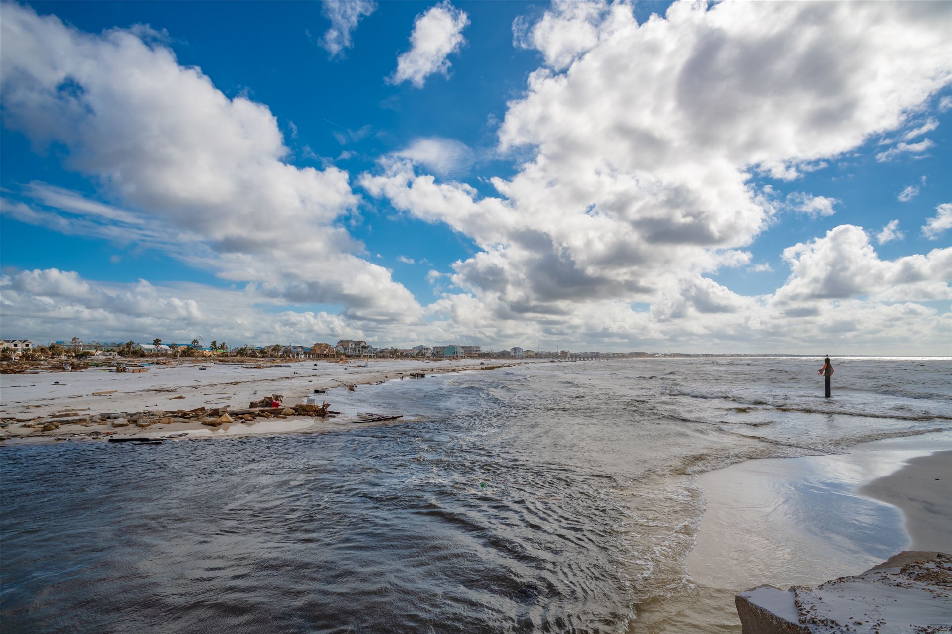 Hurricane Michael Mexico Beach, Florida, United States October 26, 2018.  16 days after Hurricane Michael. Canal Park by Terry Kelly Photography