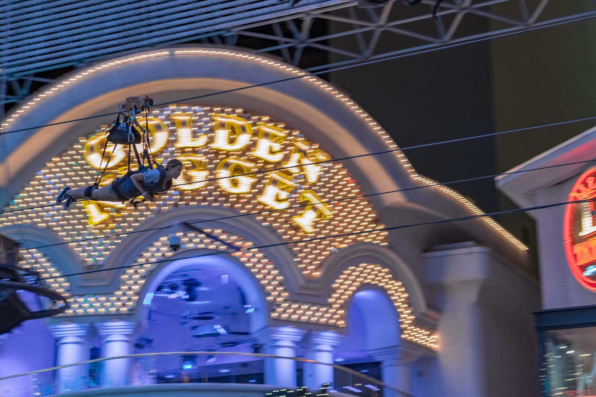 Fremont Street Experence zipline-8502648.jpg  by Terry Kelly Photography