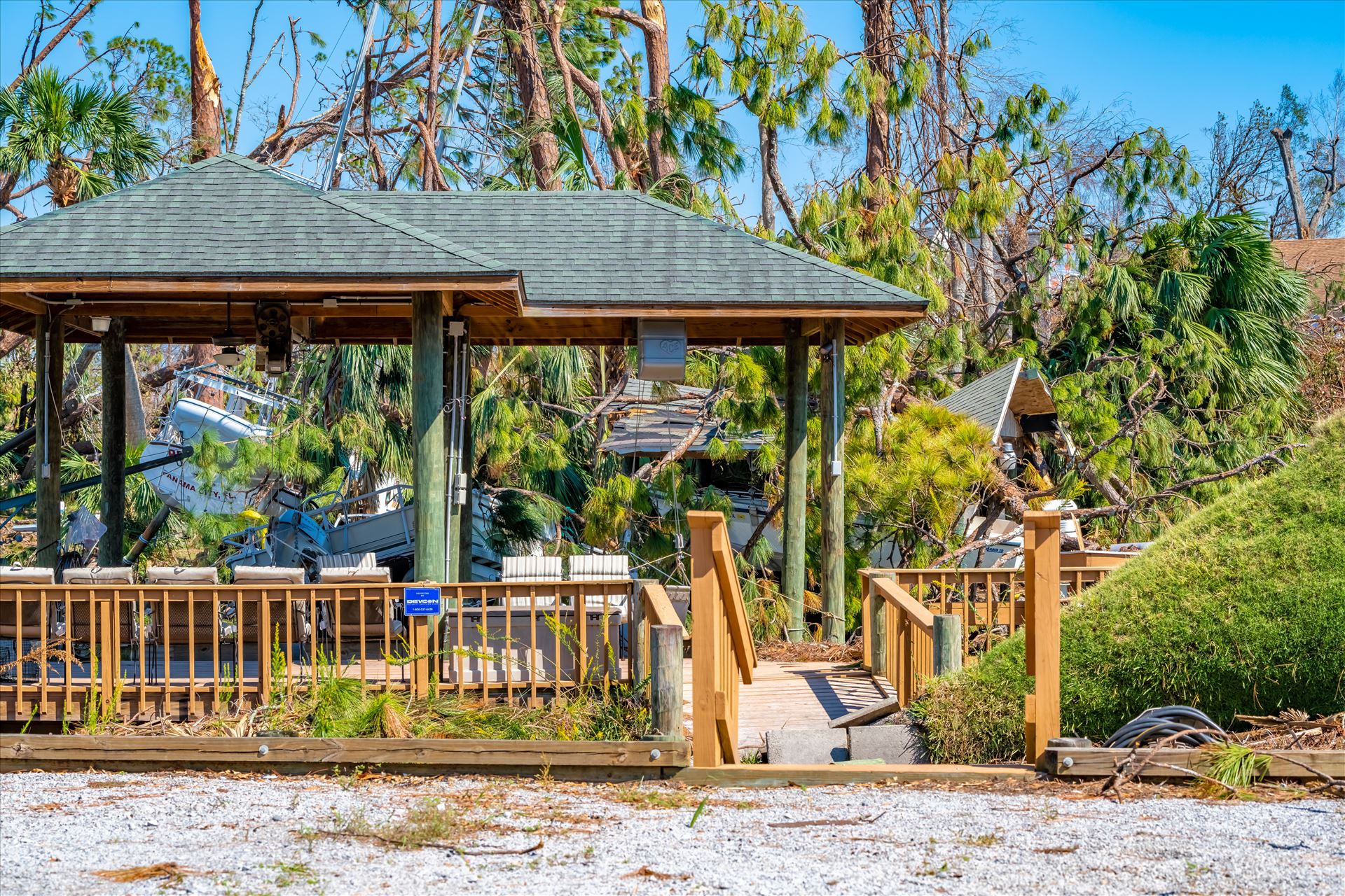 Hurricane Michael Massalina bayou, Panama City, Florida by Terry Kelly Photography