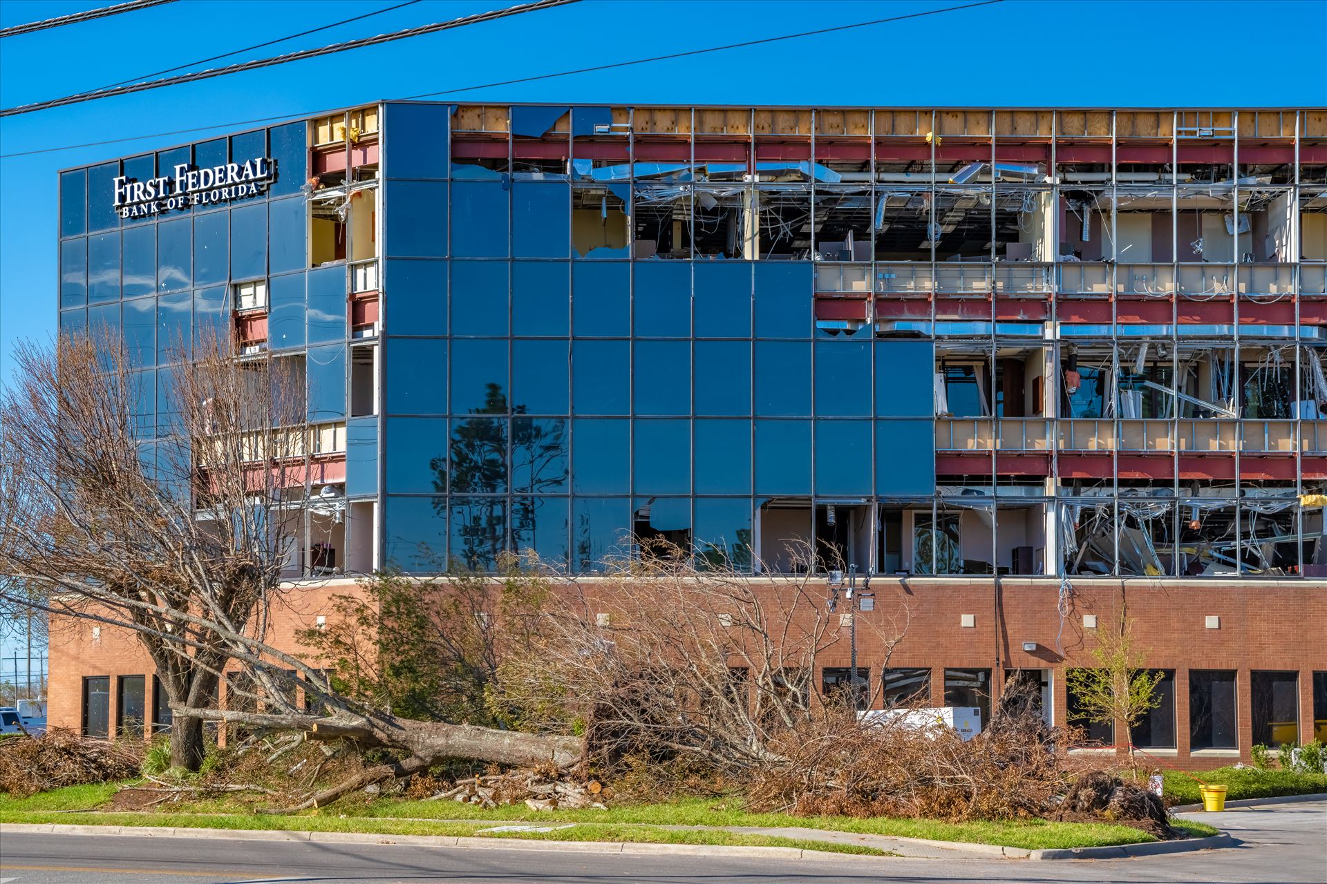 hurricane Michael Hurricane Michael destroys First Federal Bank of Florida in Panama City, Florida, located on 23rd street. by Terry Kelly Photography