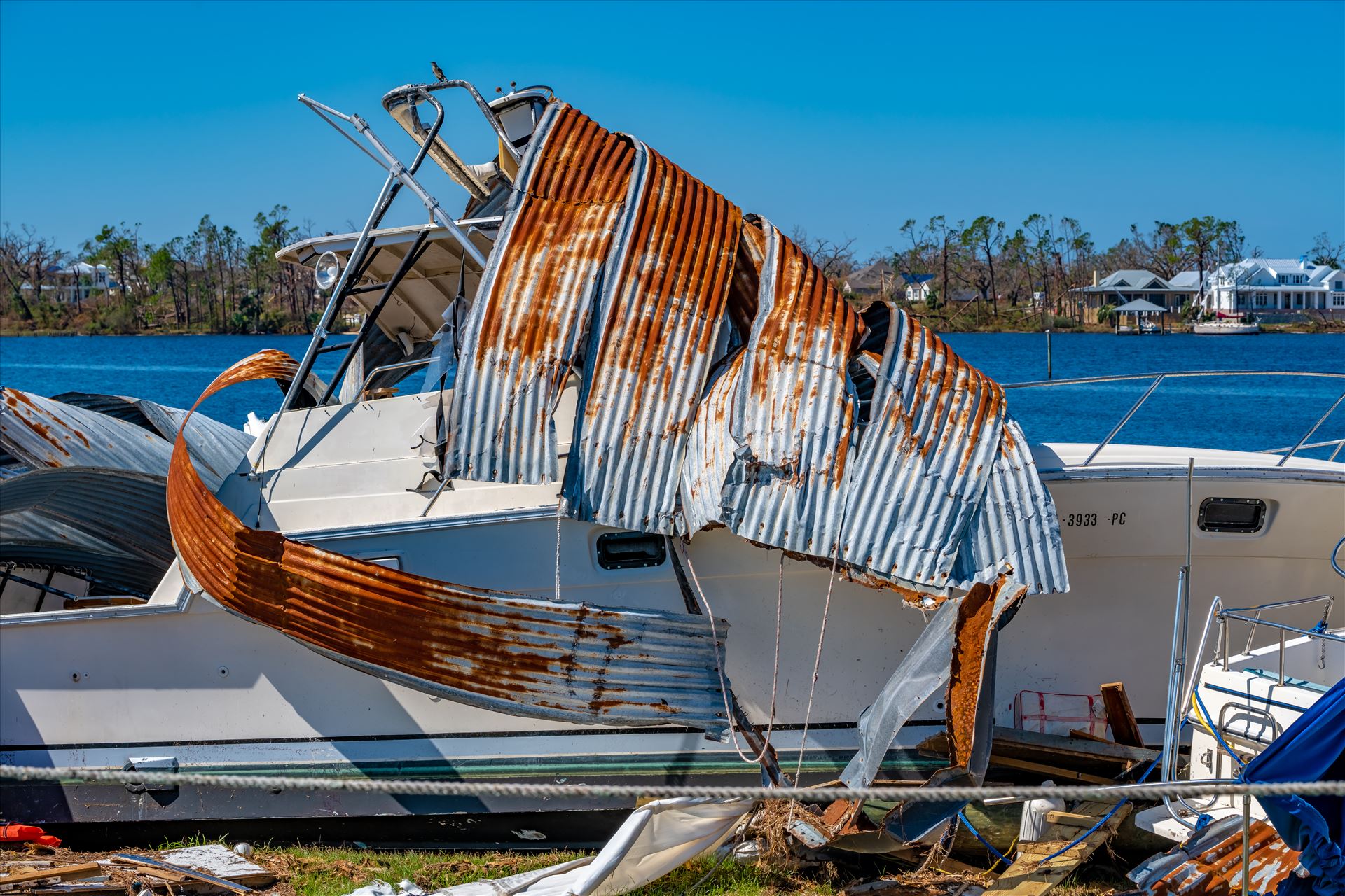 Hurricane Michael Watson Bayou in Panama City, Florida by Terry Kelly Photography