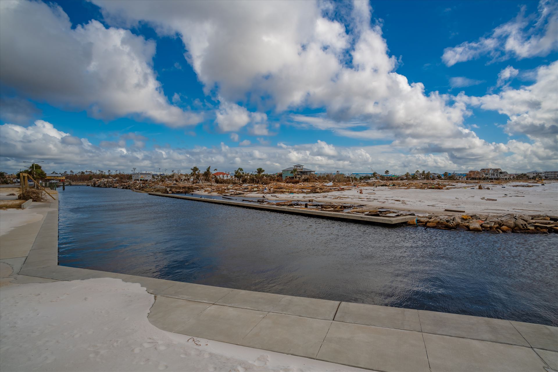 Hurricane Michael Mexico Beach, Florida, United States October 26, 2018.  16 days after Hurricane Michael. Canal Park by Terry Kelly Photography