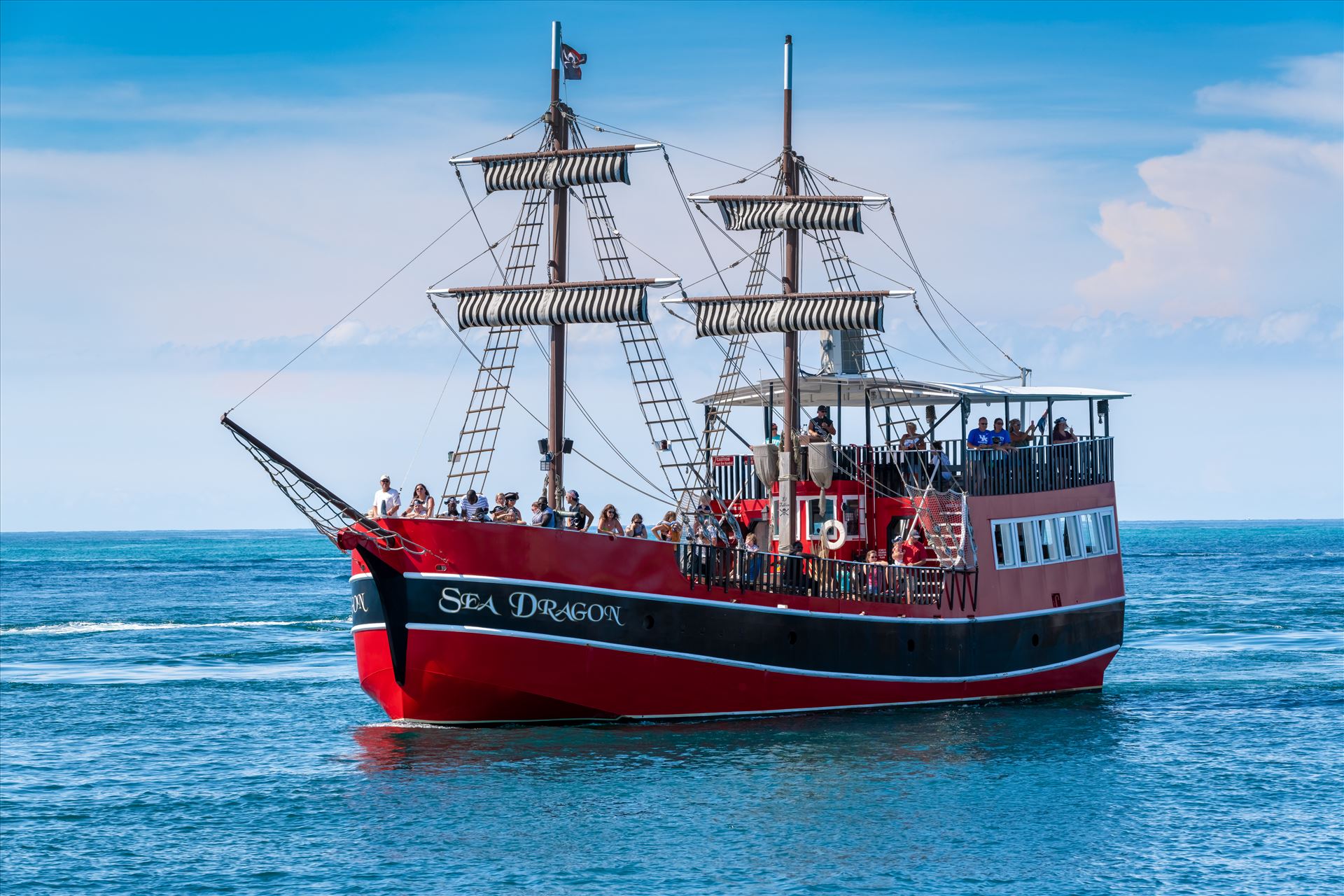 sea dragon-8500323.jpg The Sea Dragon, pirate ship entering the pass at Panama City, Florida by Terry Kelly Photography
