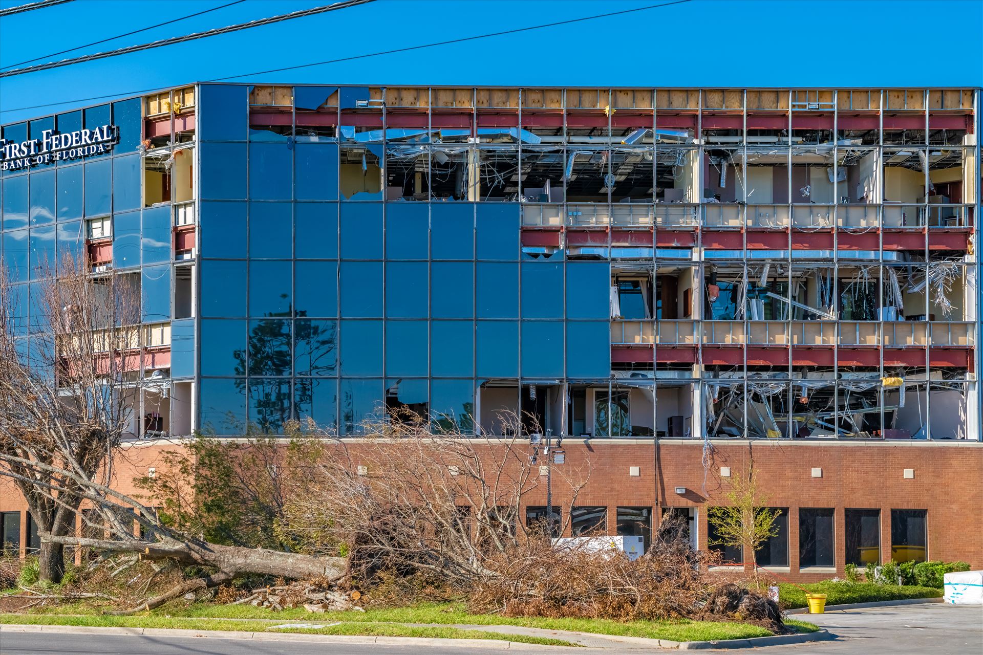 hurricane Michael Hurricane Michael destroys First Federal Bank of Florida in Panama City, Florida, located on 23rd street. by Terry Kelly Photography