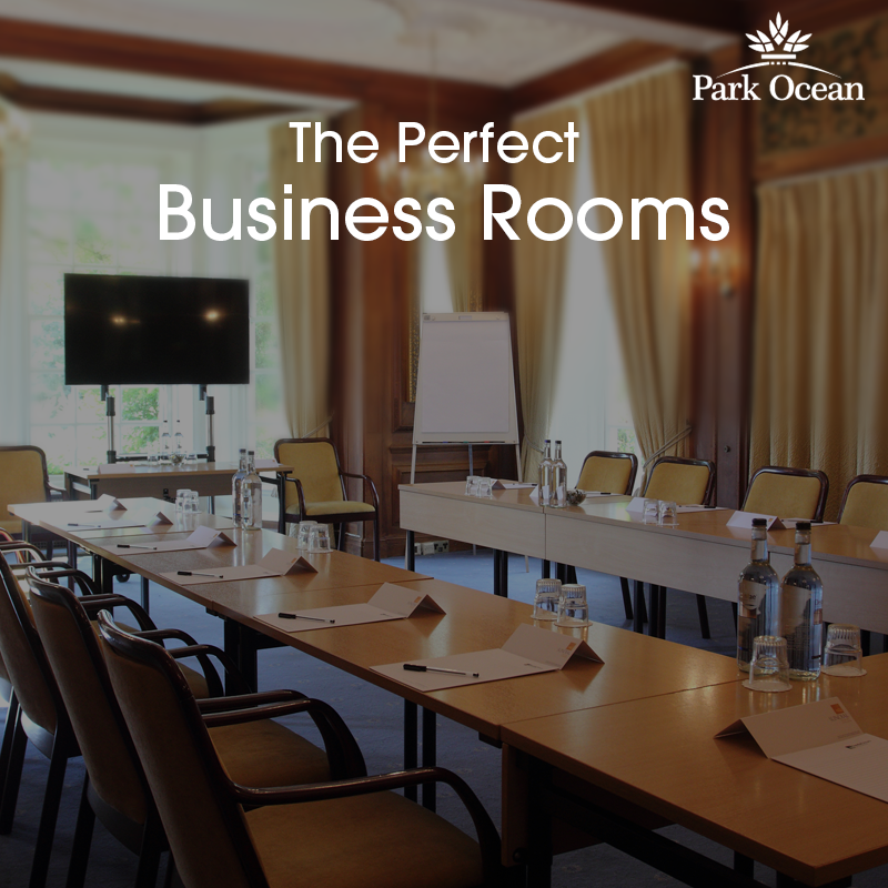 The Perfect Business Rooms  What are the requirements for a perfect business conference? From classy boardroom to the best facilities, we have them all. by HotelParkOcean