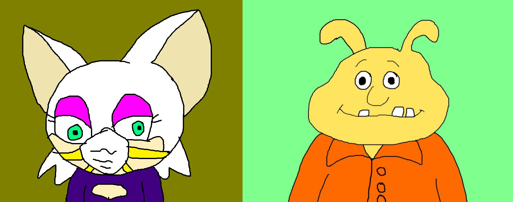 Are you sure to choose Rouge or Binky.png  by shwapneel1999
