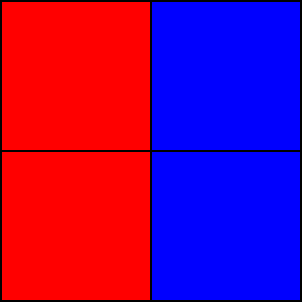 50% blue and 50% red - Part III.png  by shwapneel1999