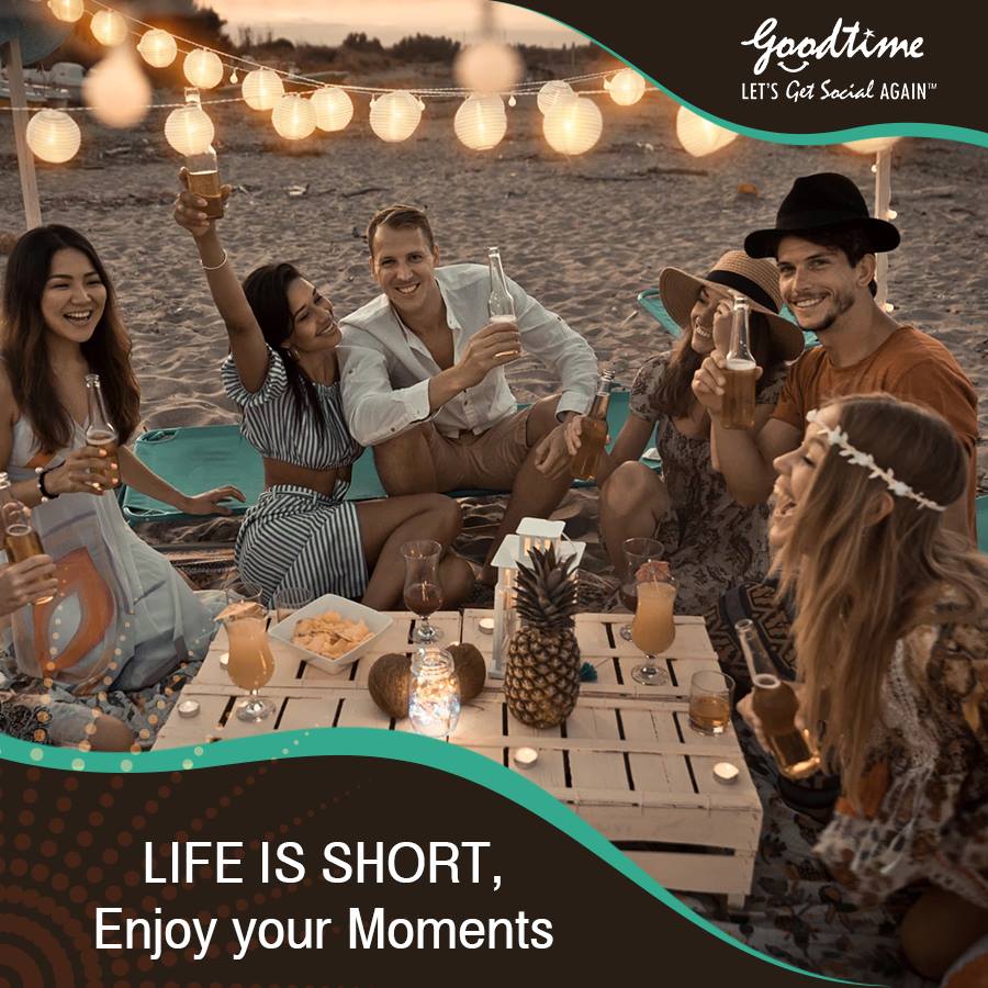 Life is short, Enjoy your moments  Beware the barrenness of a busy life. Download The Good Time App and plan some Happy Moments with your loved one.  by GoodTime