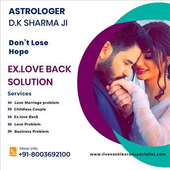 https://www.livevashikaranspecialist.com/love-problem-solution-in-delhi.php

Though if you use Love Problem Solution in Delhi. You will sure feel a sudden change. As it not only sort out all the problems of your life. Besides it makes things favorable i