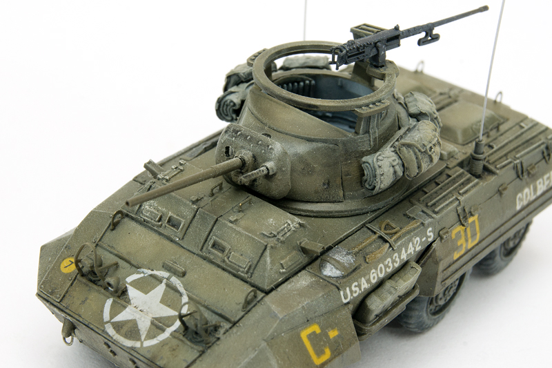 1/72,World War II US M8 Greyhound 1945，Alloy model，tank model,military model 
