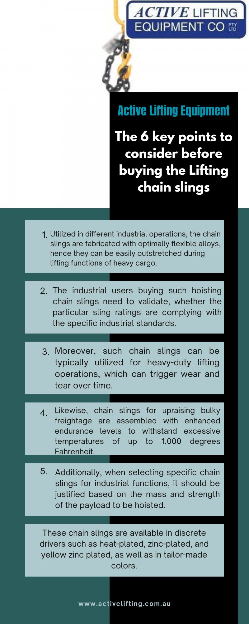 The 5 key points to consider before buying the Lifting chain slings.png  by activeliftingequipment