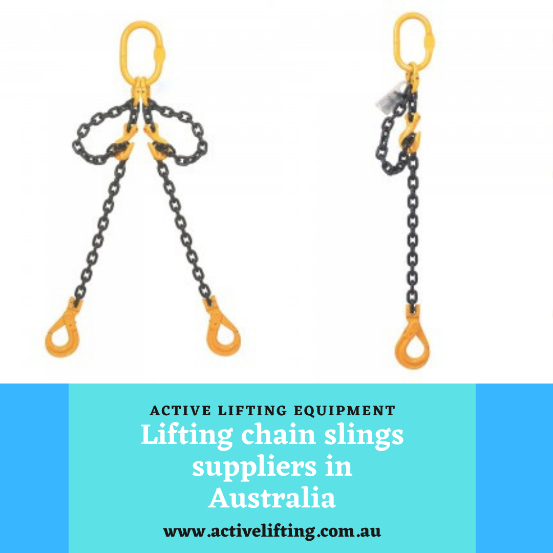 Lifting chain slings suppliers in Australia.png  by activeliftingequipment