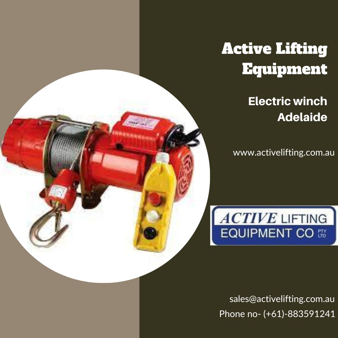 Electric winch Adelaide.jpg  by activeliftingequipment