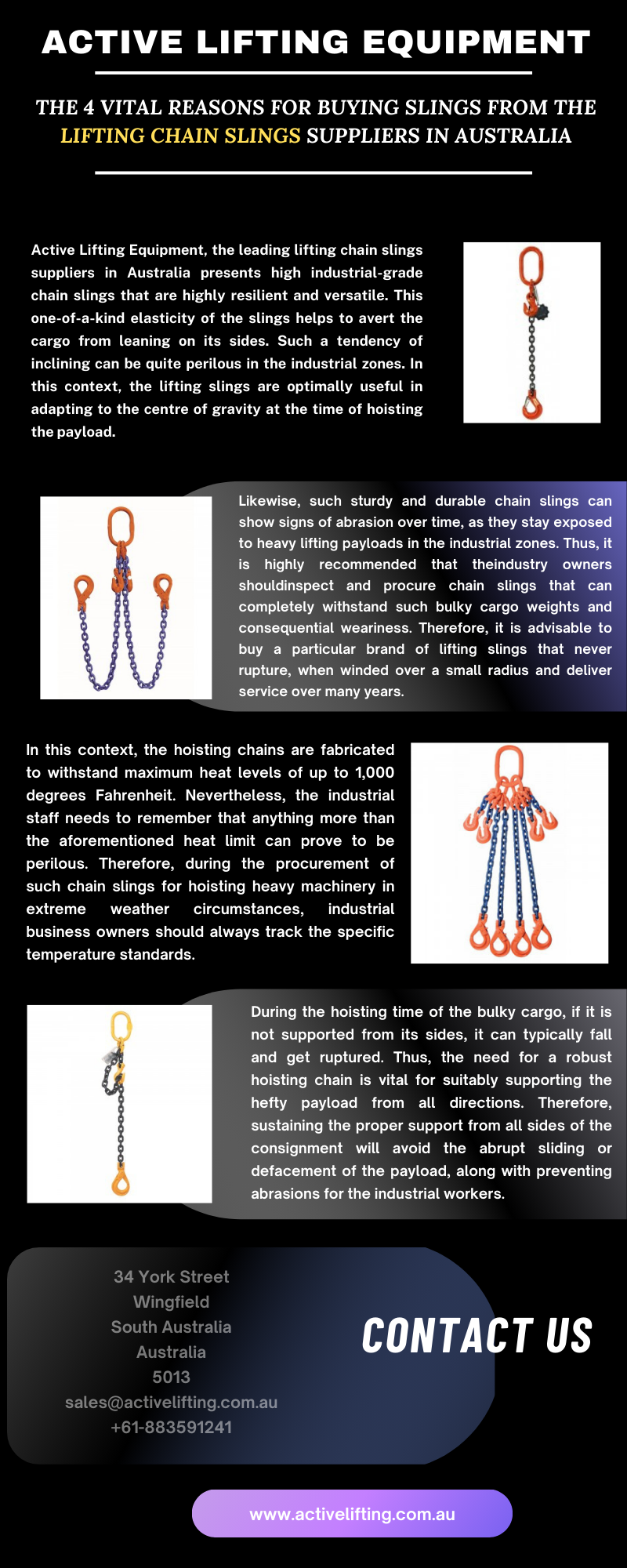 The 4 vital reasons for buying slings from the lifting chain slings suppliers in Australia.png  by activeliftingequipment