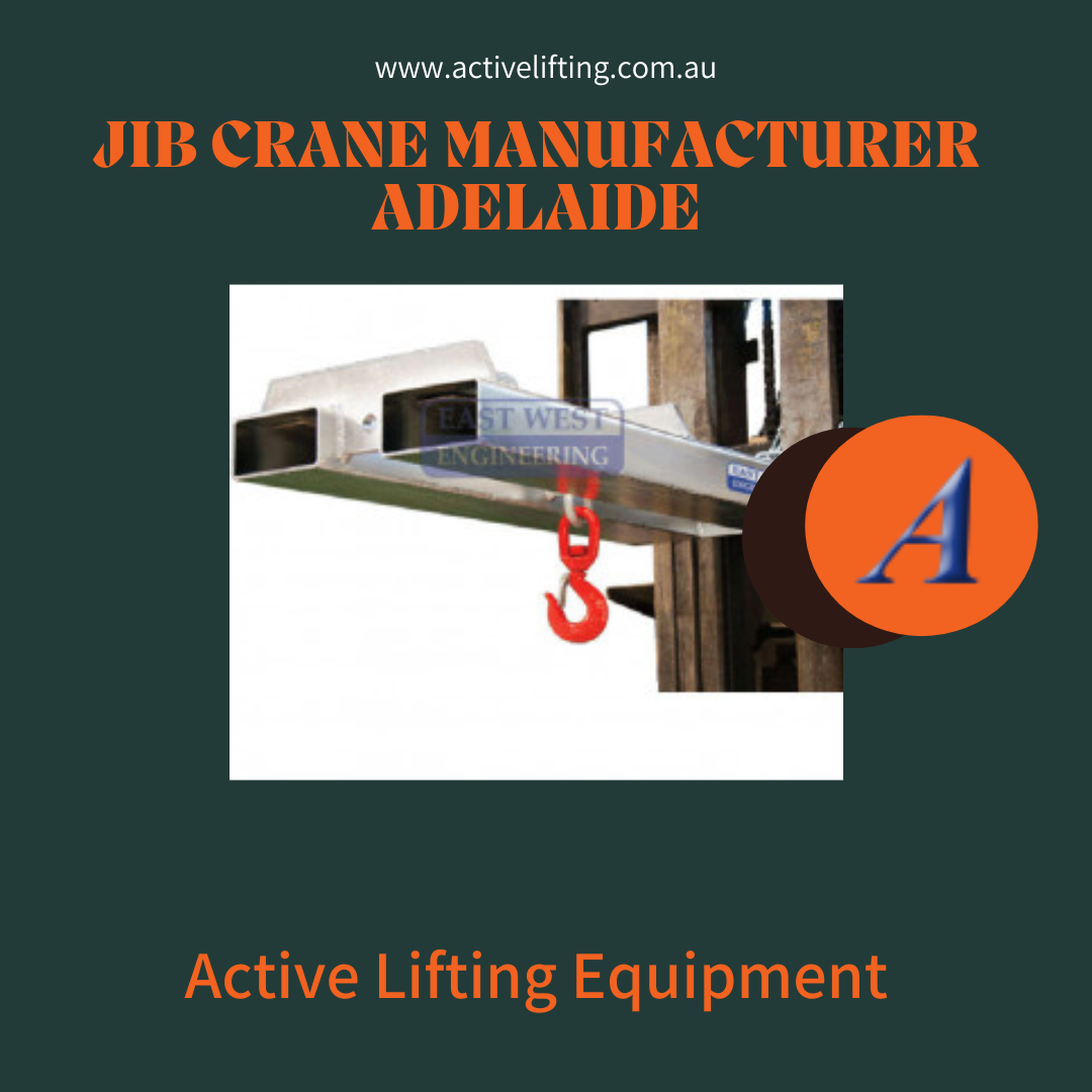 Jib crane manufacturer Adelaide.png A jib crane is an overhead lifting device that's usually used in recurring, but unique as well as tough lifting operations. Visit us: 
activelifting.com.au
 by activeliftingequipment