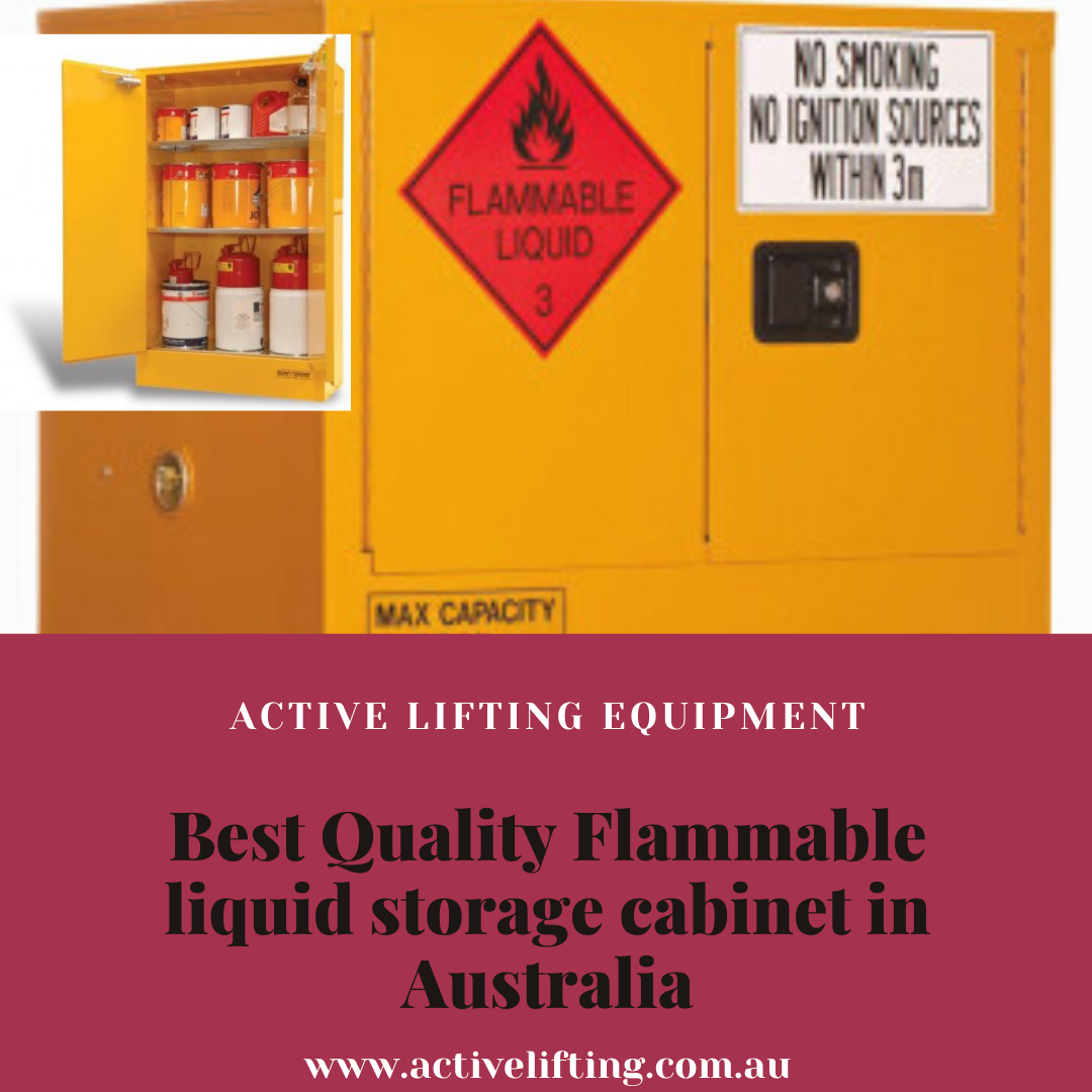 Best Quality Flammable liquid storage cabinet in Australia.png  by activeliftingequipment