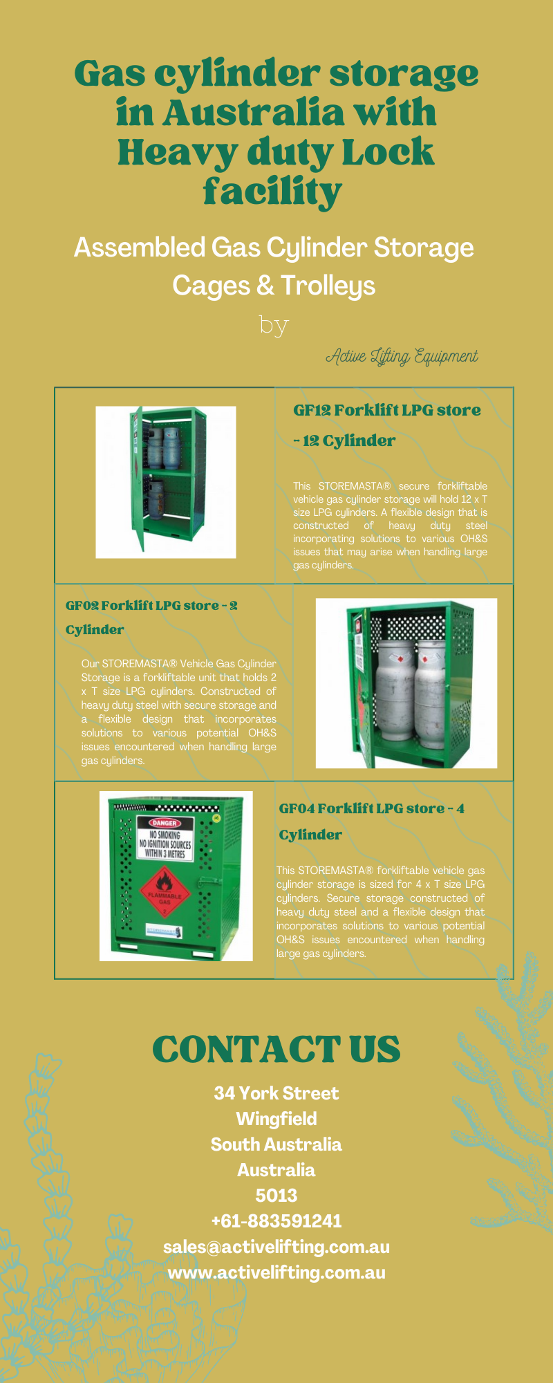 Gas cylinder storage in Australia with Heavy duty Lock facility.png  by activeliftingequipment