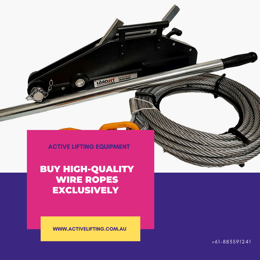 Buy high-quality Wire ropes exclusively.png  by activeliftingequipment