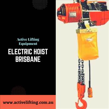 Electric hoist Brisbane.png by activeliftingequipment