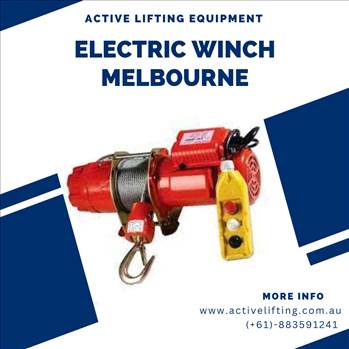 Electric winch Melbourne.png by activeliftingequipment