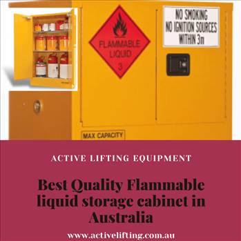 Best Quality Flammable liquid storage cabinet in Australia.png by activeliftingequipment