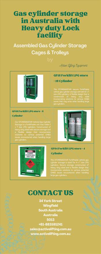 Gas cylinder storage in Australia with Heavy duty Lock facility.png by activeliftingequipment