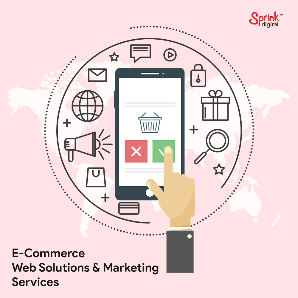 E-Commerce Solutions.png Every business wants to deliver a great experience to its customers and capitalize on the rapid growth in e-commerce. Still, there's no way to do it without a robust e-commerce platform. by digitalsprink