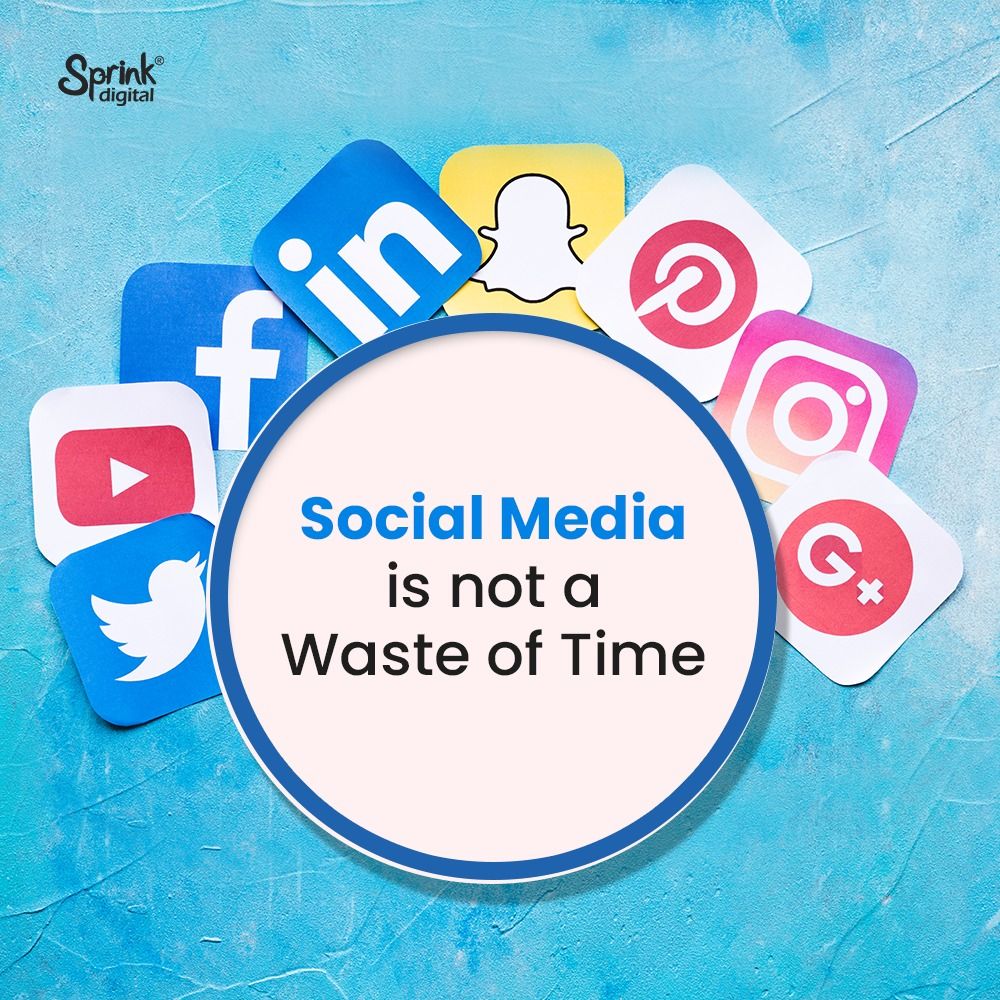 Social Media is not a waste of time.jpg Social Media Marketing has definitely become a ground-breaking strategy in any advanced showcasing effort. We assist brands with prevailing via Social Media by receiving a persevering crowd driven methodology and being clear about the targets.
 by digitalsprink